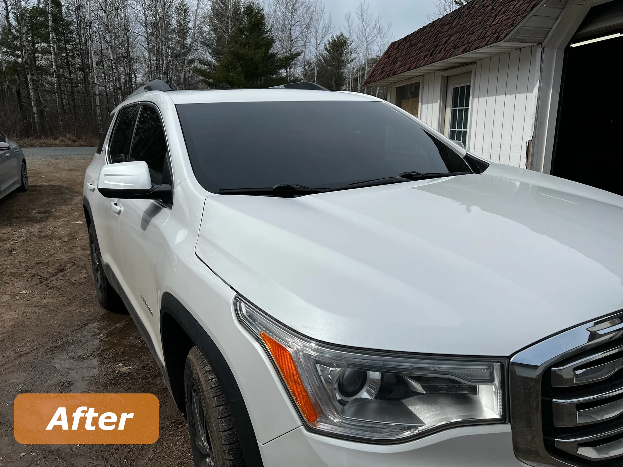Exterior GMC Windshield Tint 35 Percent
